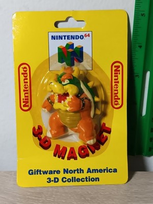 *FREE SHIP* 1996 BOWSER Nintendo 64 Super Mario 3-D Magnet Giftware N. America