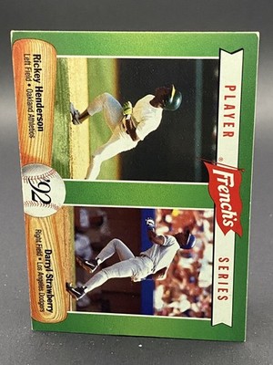 1992 Frenches - Darryl Strawberry  & Rickey Henderson #17