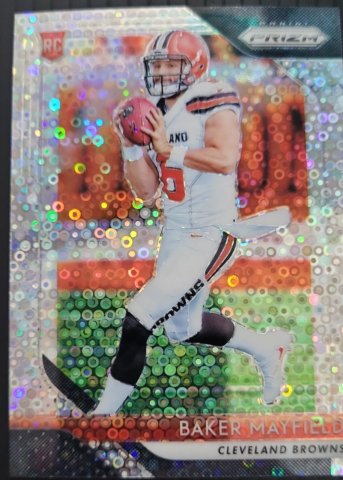 2018 Panini Prizm - Rookie Baker Mayfield #201 Disco Prizm (RC)