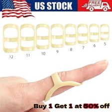 8-40 PCS Oval Finger Splints Trigger Finger Kit for Size 5,6,7,8,9,10,11,12 US