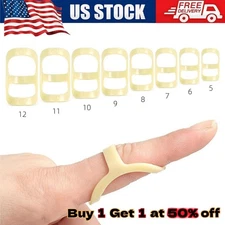 8-40 PCS Oval Finger Splints Trigger Finger Kit for Size 5,6,7,8,9,10,11,12 US