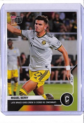 2021 TOPPS NOW MLS #123 MIGUEL BERRY - PRINT RUN: 85 - LATE BRACE GIVES EDGE!