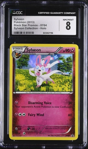 CGC 8 NM MINT Sylveon XY04 XY Black Star Promo Holo Holographic 2013 Pokemon