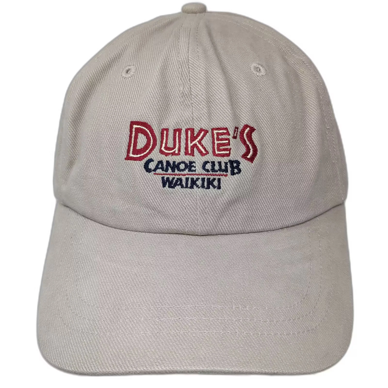 Fahrenheit Duke's Canoe Club Waikiki Baseball Cap Beige One Size Strapback Hat