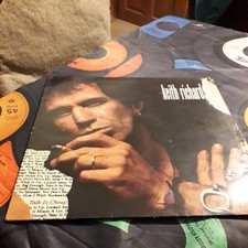 Keith Richards POSS SIGNED (Rolling Stones) Talk Is Cheap vinyl LP 