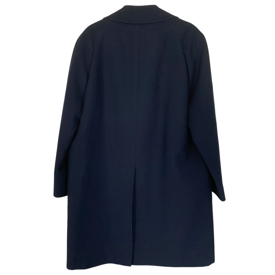 Abrigos principales London Fog vintage años 70 talla 40 S abrigo azul marino forro con cremallera Foto 4 de 4