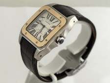 Cartier Santos 100 Large 38mm Watch- 18k Gold/S. Steel-W20072X7-Box/Papers- 2