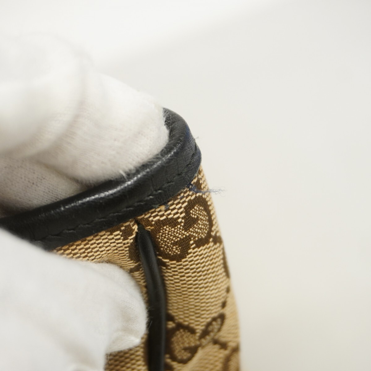 GUCCI Tote Bag GG Canvas Interlocking G 232956 gold silver hardware 5755 thumbnail 7