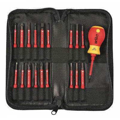 Wiha 28396 Electricians Tool Kit, 20 Pcs.