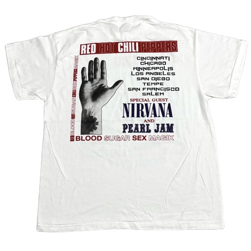 Vintage RED HOT CHILI PEPPERS 1991 BLOOD SUGAR SEX MAGIK Band XL Shirt REPRINT, Size XL, $55 - Photo 2