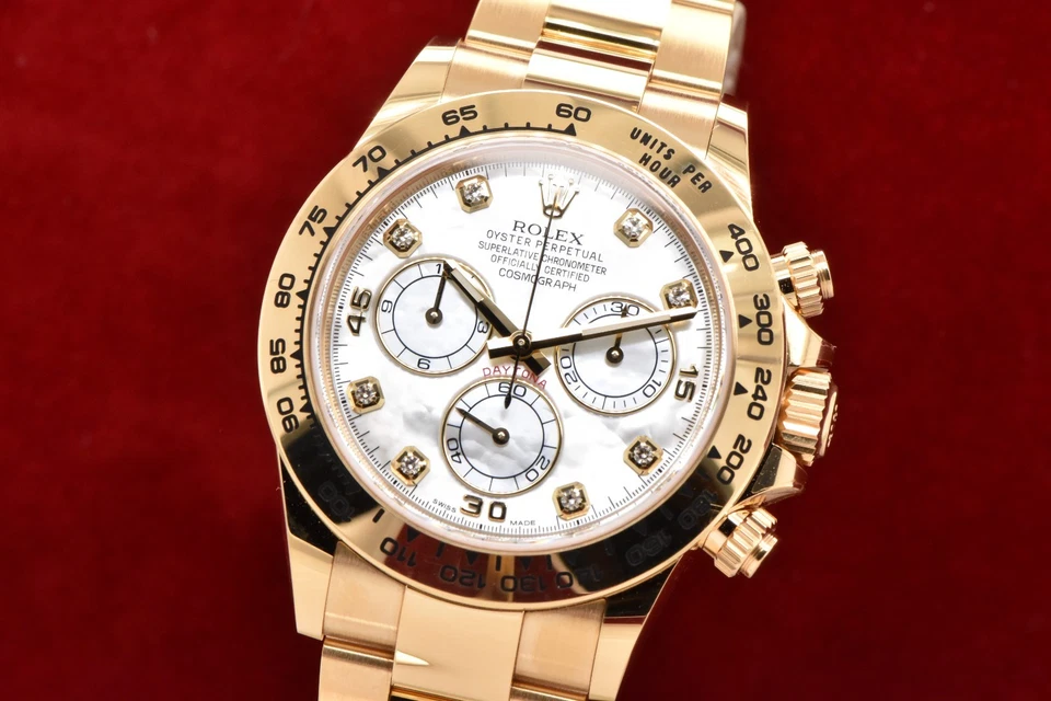 2019 Rolex Cosmograph Daytona 18K Yellow Gold MOP Dial 116508 Full Set - Image 4 of 4