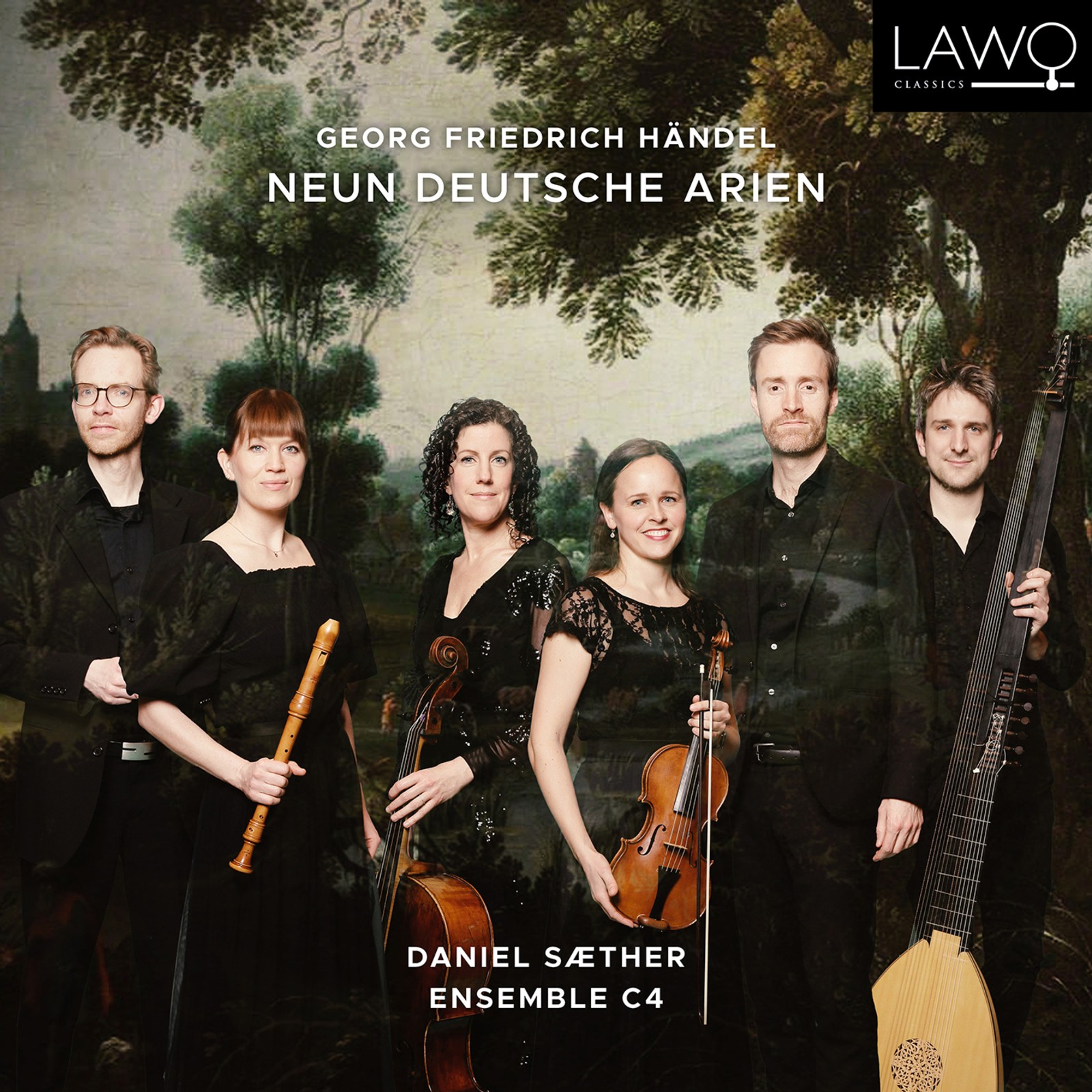 LWC1269 Daniel Saether and Ensemble C4 Handel: Neun Deutsche Arien CD LWC1269