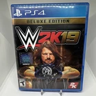 WWE 2K19 Deluxe Edition - PlayStation 4 CIB W/ All Inserts Clean! VG