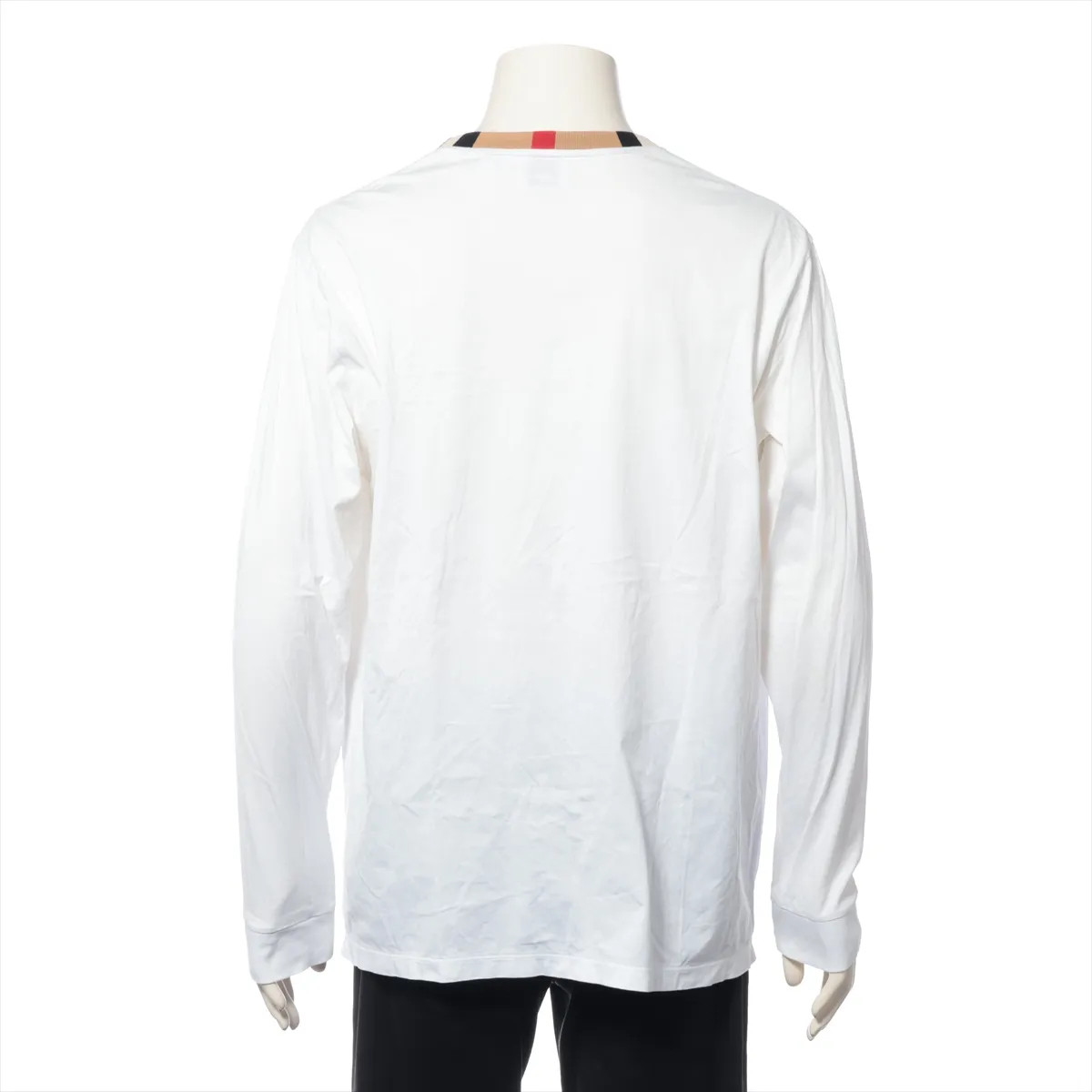 Burberry Tisci Period Cotton & Polyurethane Long T shirts L Men's White  8075188 thumbnail 2