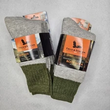 Field And Stream Boot Sock 13 Inch Over The Calf 2 2packs Men 6-9 Wmns 8-10