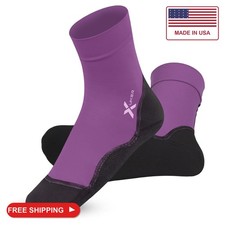 XUKER Water Socks Quick Dry for Sand Beach Volleyball Soccer, Pink,S
