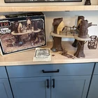 Endor Ewok Village Star Wars ROTJ 1983 Kenner Playset w directions and box.