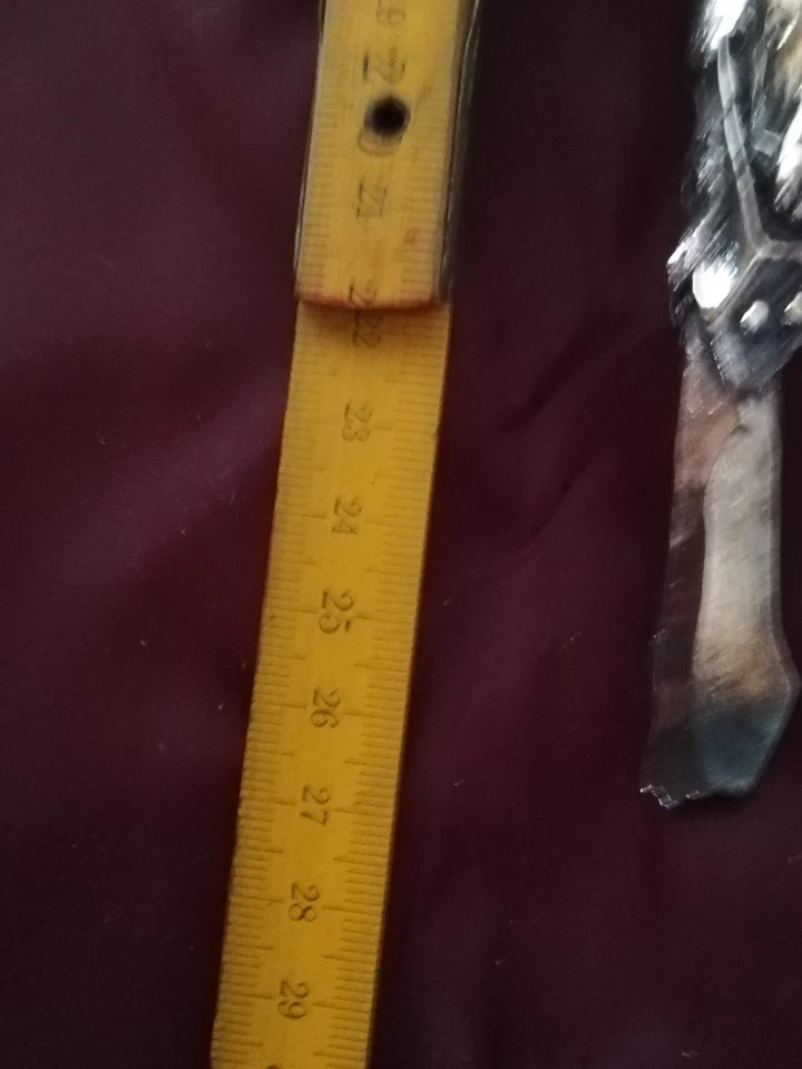 crocifisso in argento 925 alto 25 cm garanzia Magrino - Immagine 4 di 4