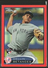 2012 Topps Chrome #167 Dellin Betances RC Orange Refractors