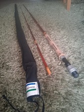 Shakespeare 1625/270 Glass Fly Fishing Rod With Original Cloth Bag.  Amazing Con