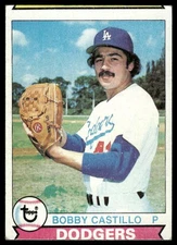 1979 Topps #641 Bobby Castillo EX Miscut