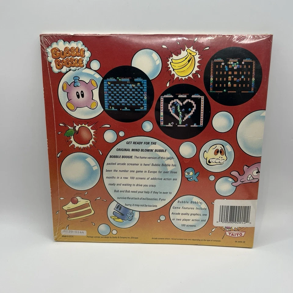Bubble Bobble Atari ST Sealed NIB NOS NTSC Taito US Some Wear Album Style - Image 2 of 4