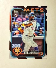 Ronny Mauricio 2024 Topps RC #224 Rookie INDEPENDENCE DAY 20/76 New York Mets D6