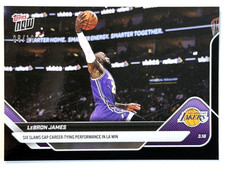 2025-26 Topps Now NBA #214 LeBron James Los Angeles Lakers Black /10