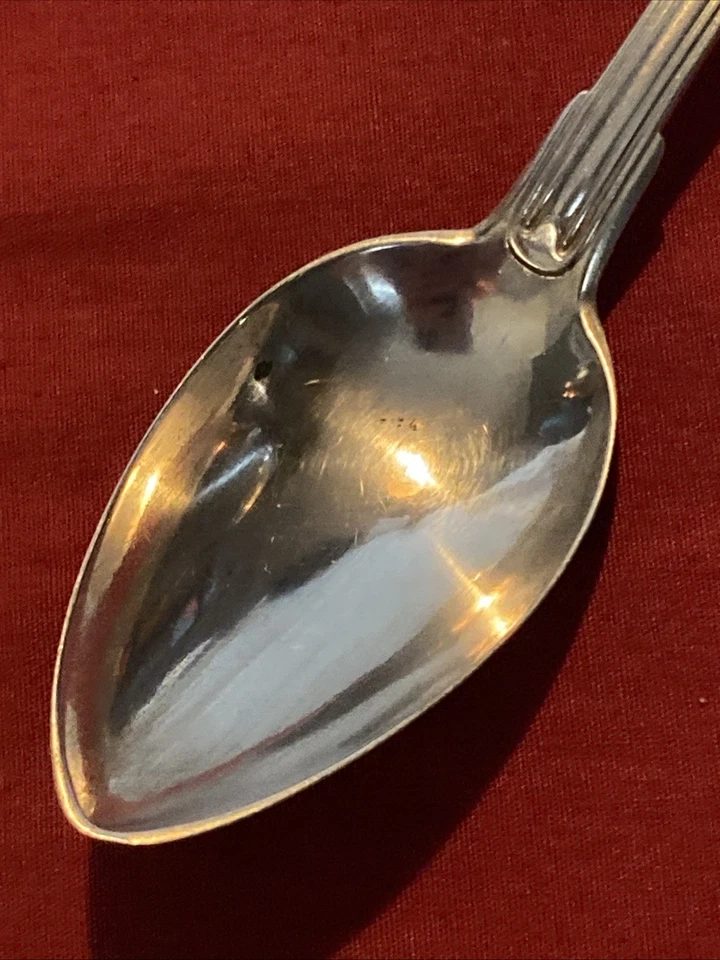 Antique Silver Plated Fiddle Thread Grapefruit Spoon By Wilkens c.1880’s - Image 4 of 4