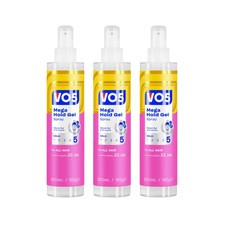 VO5 Mega Hold Hair Styling Gel Spray 200 ml-pack-3
