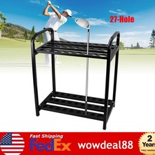 Metal 27 Clubs Holder Organizers Golf Club Display Rack Golf Club Display Stand