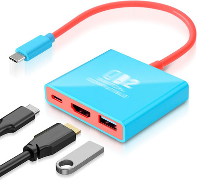 Docking Station Für Nintendo Switch 2, 4K HDMI TV Dock Mit 100W PD, Dock Alterna