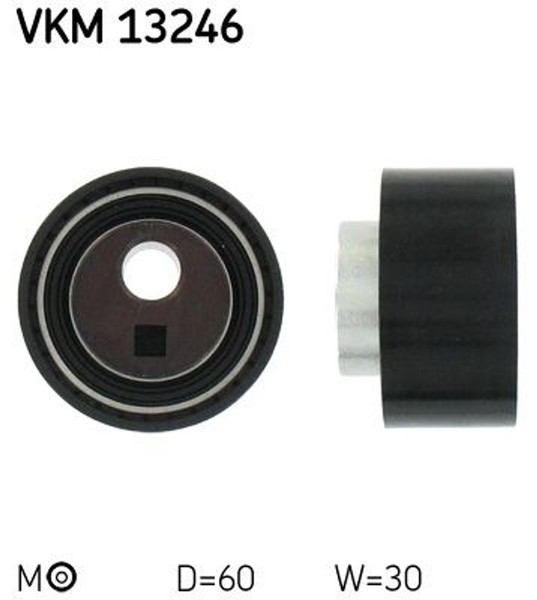 SKF Zahnriemen Spannrolle CitroËN C5 Jumpy 1 Peugeot 807 Boxer Expert Fiat Scudo-image