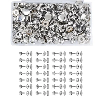 High Durability 50 Set Stainless Steel Boat Marine Canvas Snap Cover - Image 1 of 4