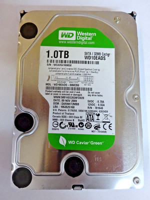 WESTERN DIGITAL 1TB WD10EADS-00M2B0 SATA FESTPLATTE  #FP5023