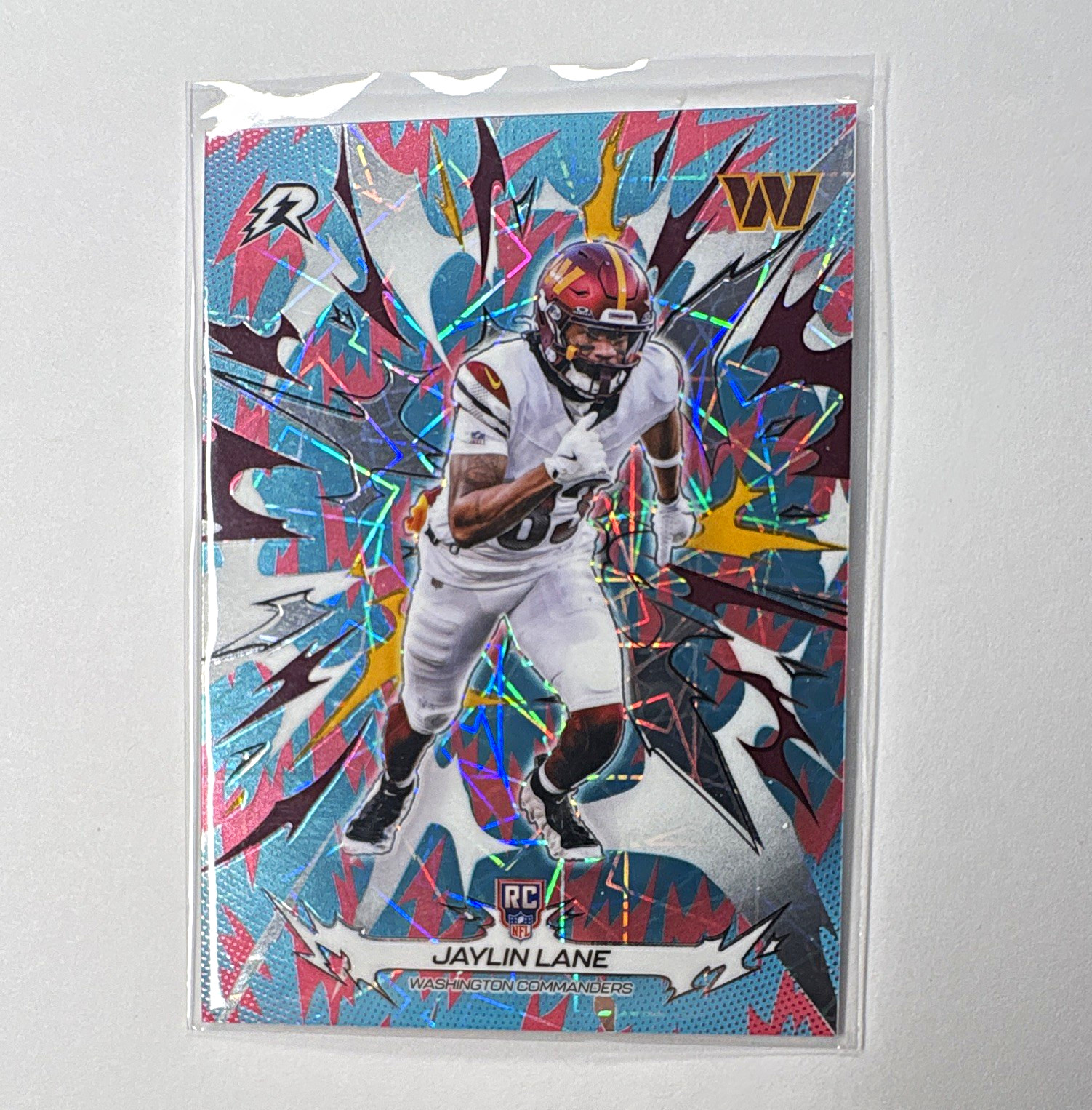Topps 2026 Football Jaylin Lane Rookie Hologram Washington Commanders #200