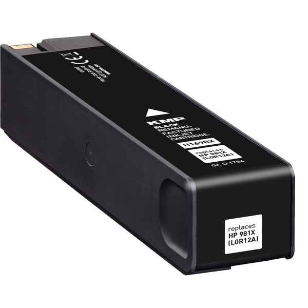 Kmp Tintenpatrone Passend FüR Hp 981X Black (L0R12A) Mit Neuem Kmp Hybrid-Chip-image