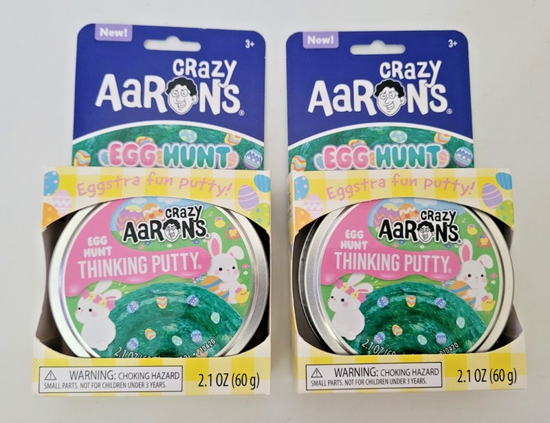 💥 Aaron's Crazy Egg Hunt Easter Theme Thinking Putty Spring Stress Fidget Puddy