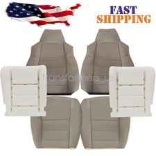 For 2002-2007 Ford F250 F350 F450 F550 Lariat Xlt Leather Seat Cover Tan Us For 2002-2007 Ford F250 F350 F450 F550 Lariat Xlt Leather Seat Cover Tan Us