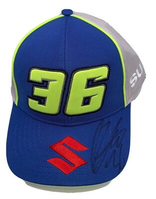 Joan Mir signed 2022 Suzuki Ecstar Moto GP Cap With #36 (Blue/Grey/Yellow)