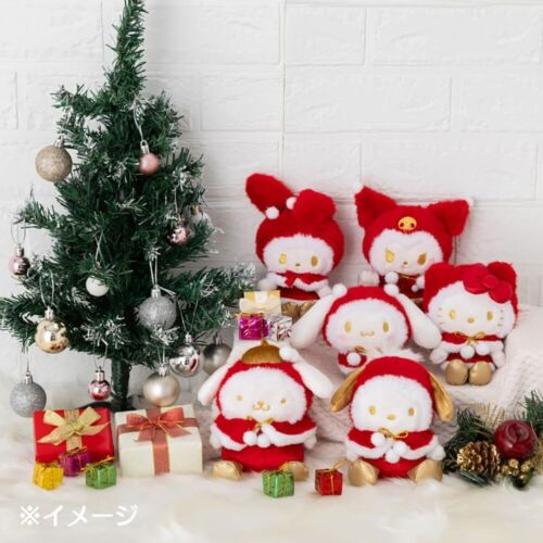 Sanrio Mascot Holder Cristmas 2023 Santa 6 Characters New - Picture 1 of 16