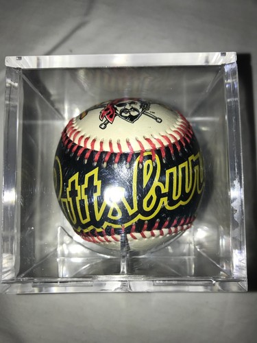 FRANKLIN Signed JACK WILSON Autograph PITTSBURGH PIRATES Logo BASEBALL w/ Case - 第 14/19 張圖片