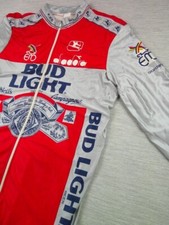 Bud Light Veste Giordana Vintage Années 90 Eddy Merckx Campagnolo O'Neil's Bud