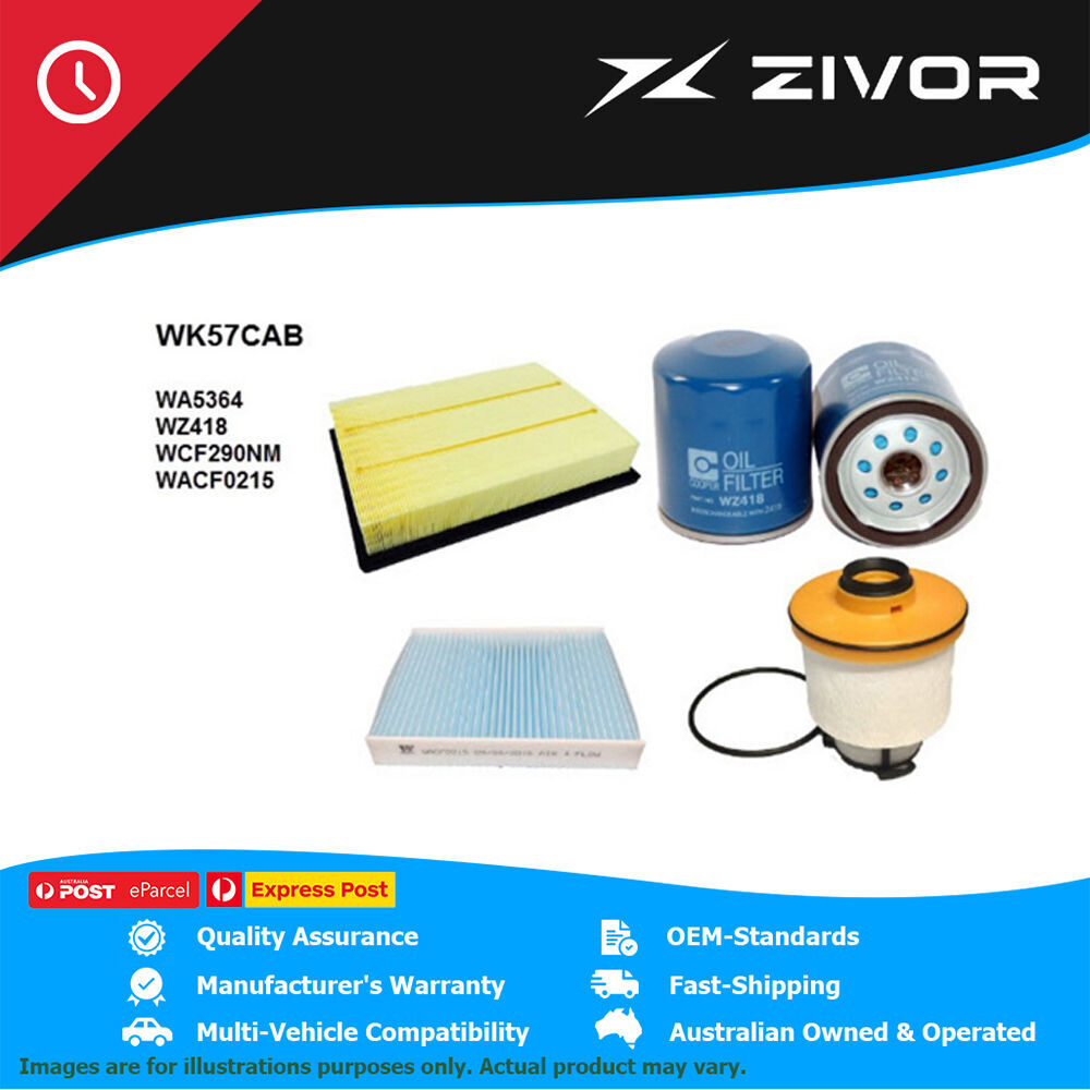 WESFIL Filter Service Kit For TOYOTA HILUX S GUN123R 2.8L 1GDFTV #WK57CAB
