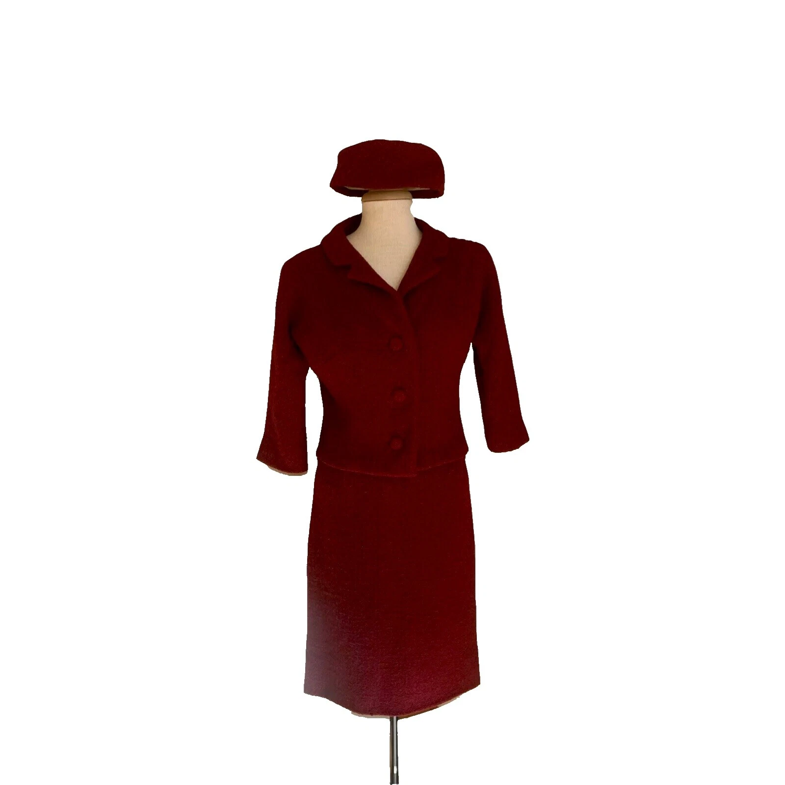 Regular Size 1960s 100% Wool Vintage Suits, Sets & Suit Separates for Women