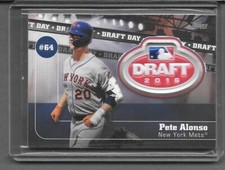 2020 Topps Series 2 Draft Day Medallion Black #DDM-PA Pete Alonso (Mets)/50