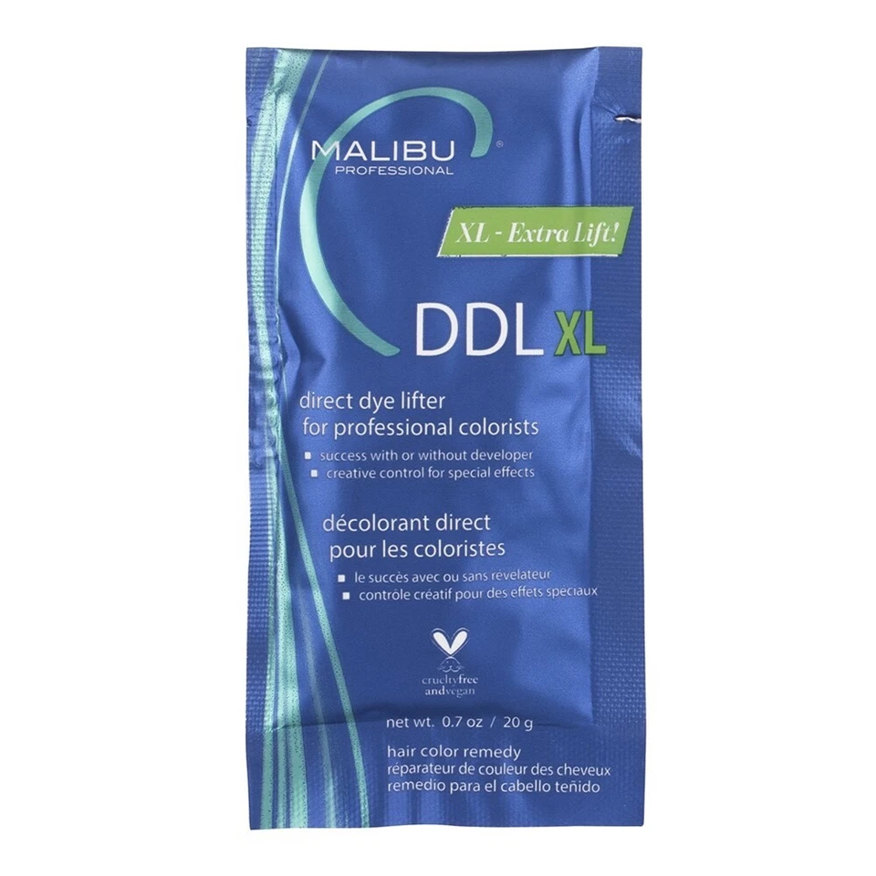 Malibu Professional DDL XL Direct Dye Lifter 20g Sachet - Extra Lift Sale !