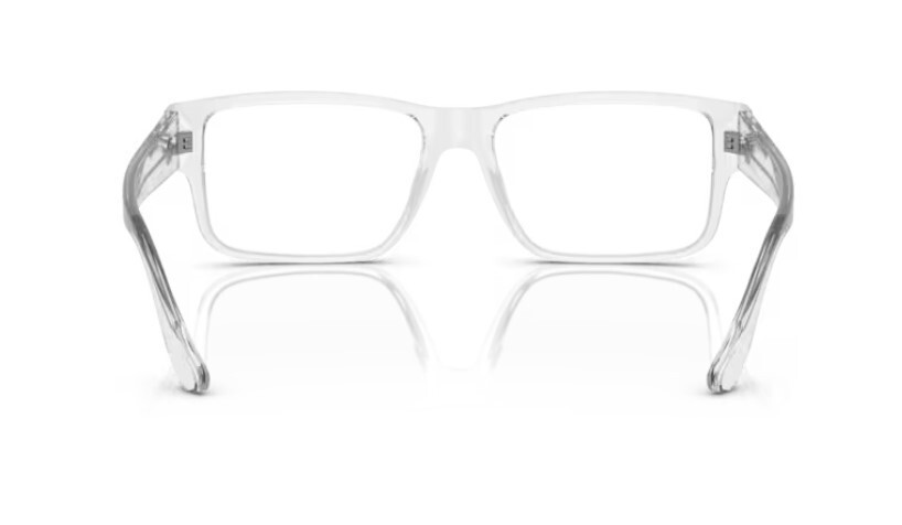 Versace 0VE3342 148 Crystal/Clear Rectangle 55mm Men display picture 1