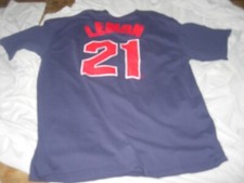 BOB LEMON Cleveland Indians Commemorative T-Shirt,FREE Chief Wahoo HOCKEY Jersey