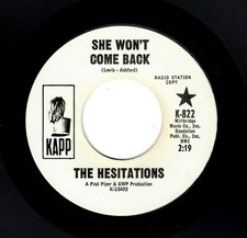 NORTHERN SOUL-HESITATIONS-SHE WON'T COME BACK/I'LL BE THERE-KAPP 822